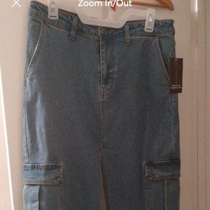 No boundaries blue jean ladies fashion skirt